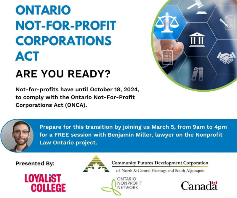 Transitioning to the Ontario Not-For-Profit Corporations Act (ONCA)