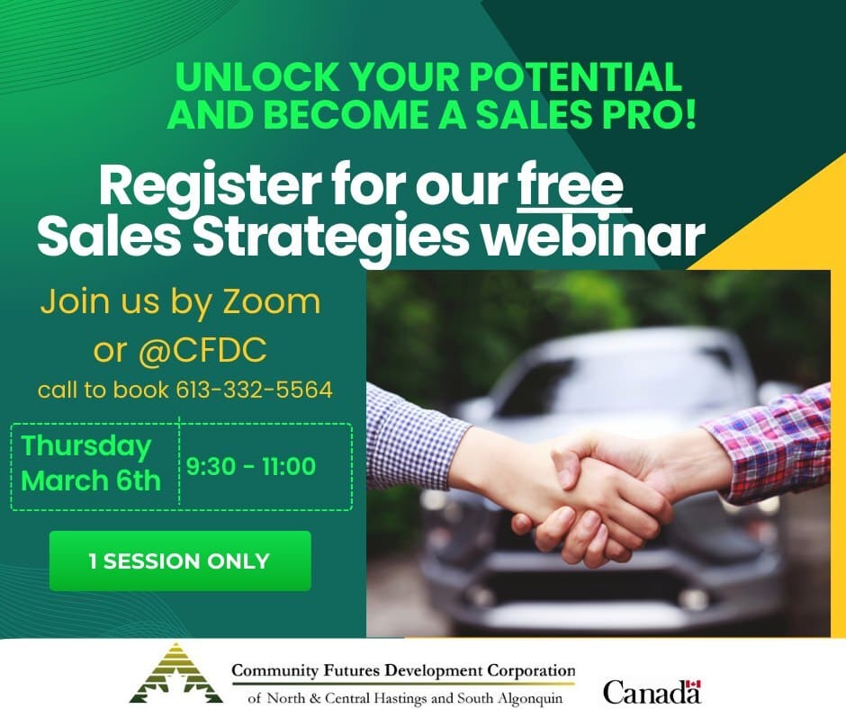 Sales Strategies Webinar Hastings and Algonquin